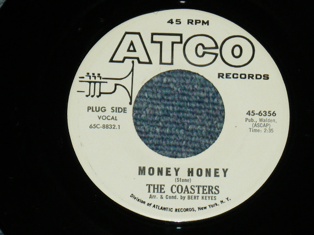 画像1: THE COASTERS - MONEY HONEY / 1965 US ORIGINAL WHITE LABEL PROMO 7" SINGLE 