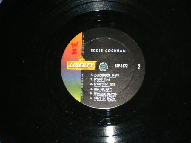 画像: EDDIE COCHRAN - 12 OF HIS BIGGEST HITS ( 2nd ALBUM ) /1960 US ORIGINAL 2nd Press TITLE mono LP  