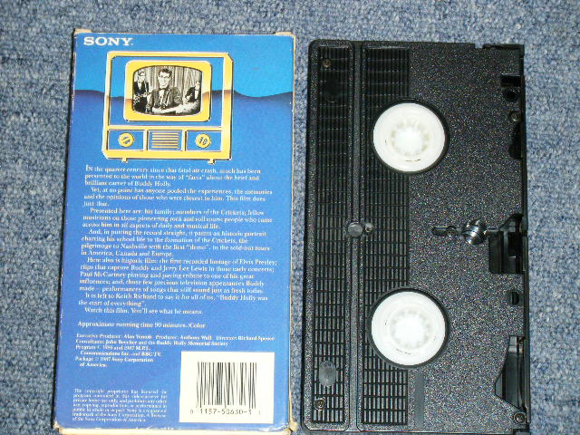 画像: THE REAL BUDDY HOLLY STORY / 1987 US ORIGINAL NTSC system VIDEO  