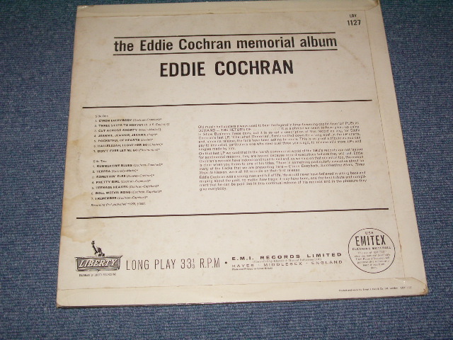 画像: EDDIE COCHRAN - THE EDDIE COCHRAN MEMORIAL ALBUM / 1963 UK Reissue of LONDON Label MONO LP 