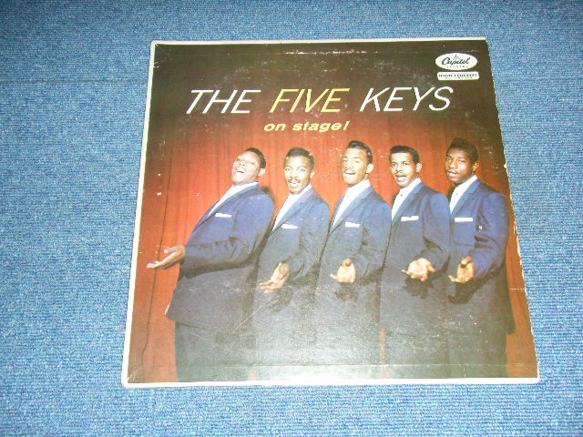 画像1: THE FIVE KEYS - THE FANTASTIC ON STAGE! (Ex/Ex++  EDSP, WOBC, ) / 1957 US AMERICA ORIGINAL Mono Used LP 